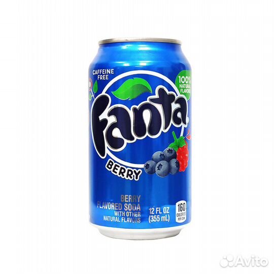 Газированный напиток Фанта Берри 0,355мл (США)