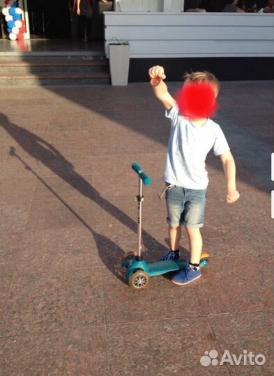 Самокат mini micro sport aqua