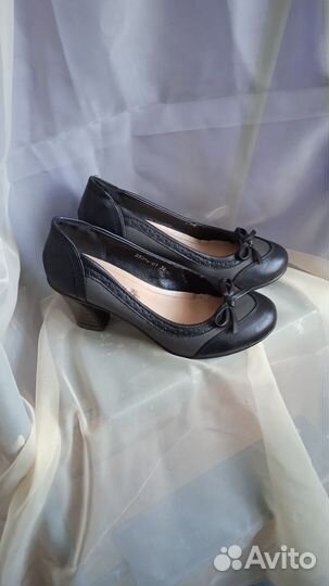 Туфли, кожзам р.38