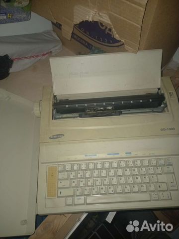 Печатная машинка samsung sq 1000