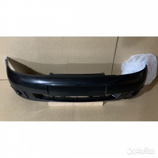 Бампер Калина передний под птф новый