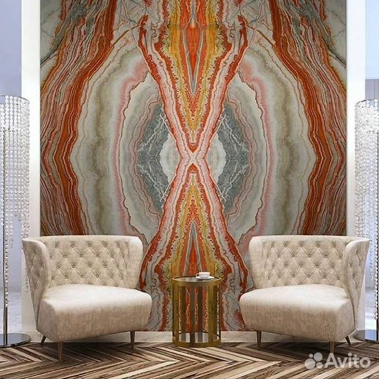 Оникс. столешница из камня. декор стен. панно