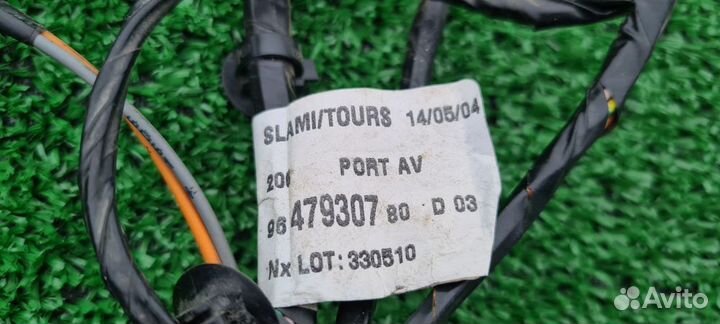 Проводка двери передней Peugeot 206