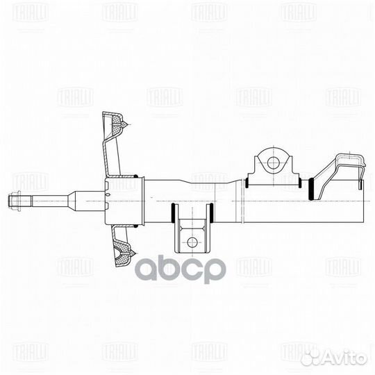 Амортизатор для а/м Mercedes C (W203) (00) (ст