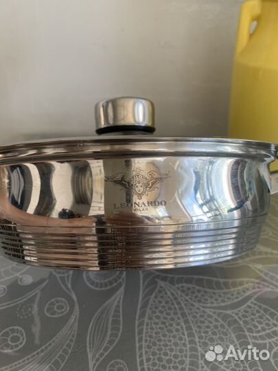 Кастрюля сотейник сковорода из нержавейки