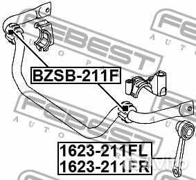 Втулка стабилизатора mercedes benz E-class 211 4 m