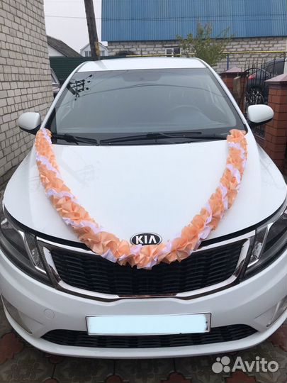 Свадебные украшения на машину