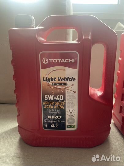 Моторное масло totachi синтетическое 5W40 Niro
