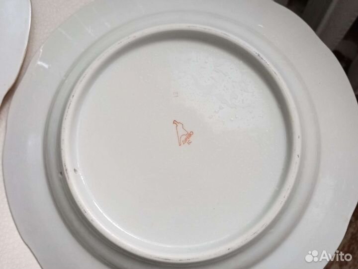 Тарелка декоративная окно Дулево В.К Яснецов