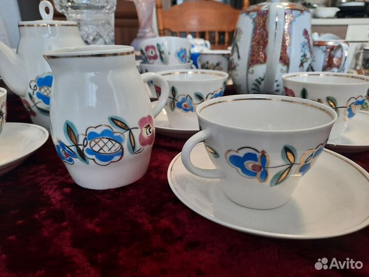 Старинный Колекционный фарфор СССР Гарднер Tonki