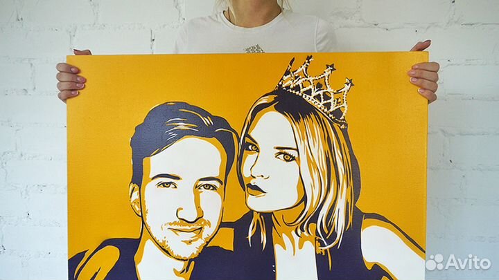 Печать фото на холсте Dream-art, гранж, гта