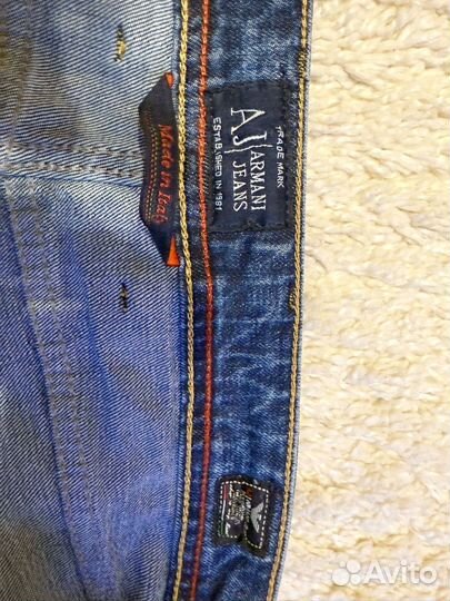 Джинсы armani jeans w33/32