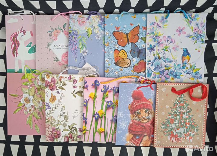 Пакеты подарочные