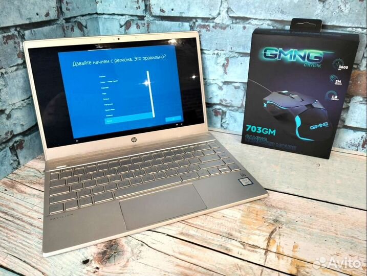 Стильный ультрабук HP на i3/ RAM 8/ SSD