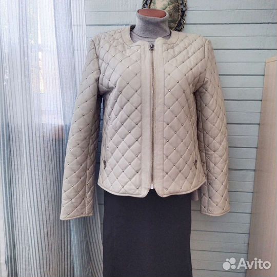 Куртка кожаная женская 48 р