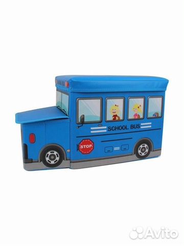 Ящик для игрушек "Автобус" новый