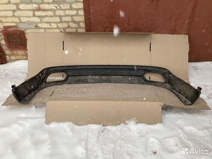 Юбка/спойлер заднего бампера Chery Tiggo 8 Pro