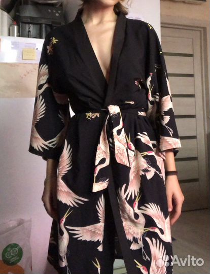 Халат с поясом