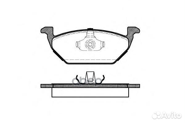 633 00 571929bfdb1094 колодки дисковые п Audi A3