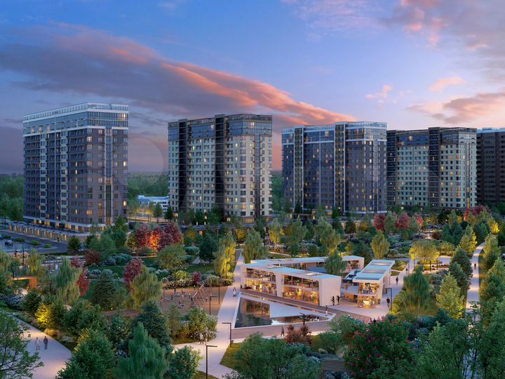 1-к. квартира, 34,2 м², 4/19 эт.