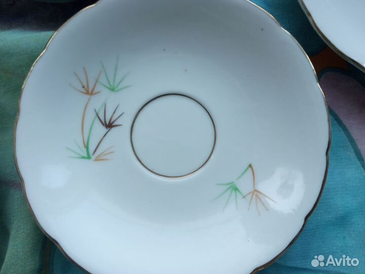 Кофейные чашки фарфоровые Корея идеал сост 6 пар