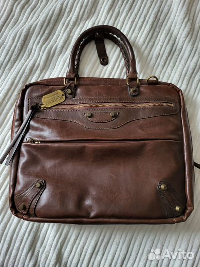 Сумка натуральная кожа под ноутбук
