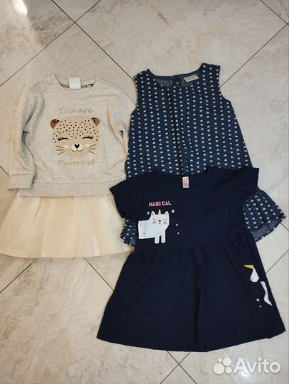 Пакет вещей на девочку 92-98