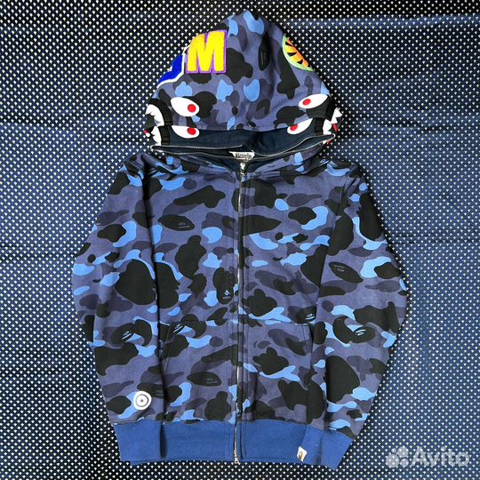 Zip Hoodie bape Shark Double