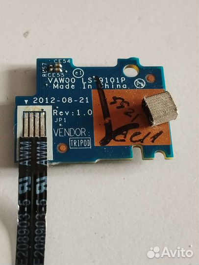 Кнопка включения Dell Inspiron 3521 LS-9101p