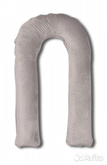 Подушка для беременных в форме U в плюшевом чехле