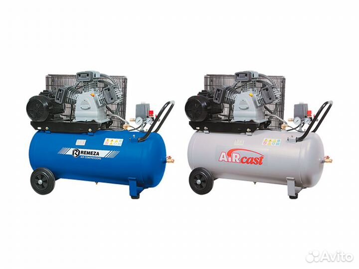 Компрессоры поршневые c ременным приводом