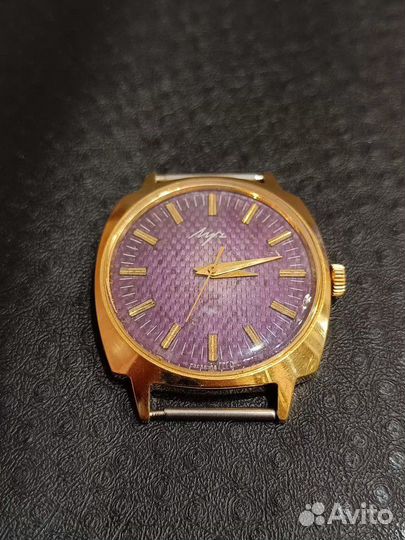 Часы Луч позолоченные СССР