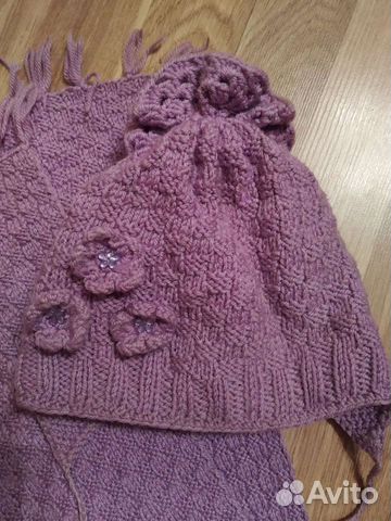 Комплект демисезонный шапка+шарф