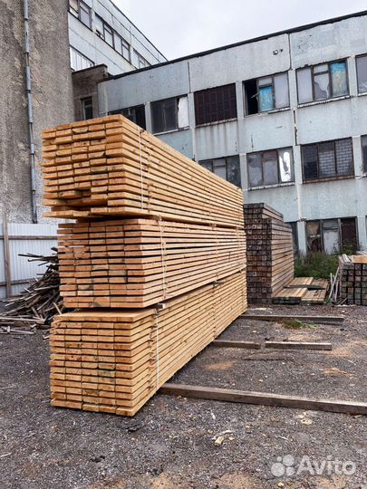 Доска обрезная 50х150х6000мм