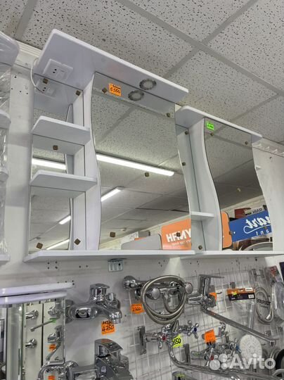 Зеркало шкаф в ванную