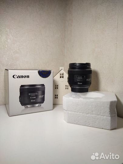 Объектив Canon EF 35mm f/2 IS USM Комплект