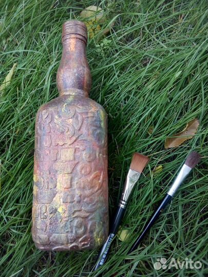 Декоративная бутылка для напитков 