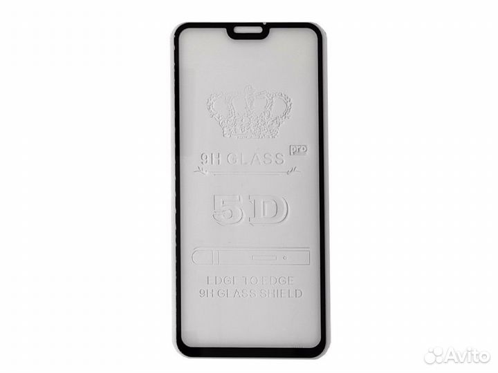 Стекло для Huawei Y9 2019 5D (черный)