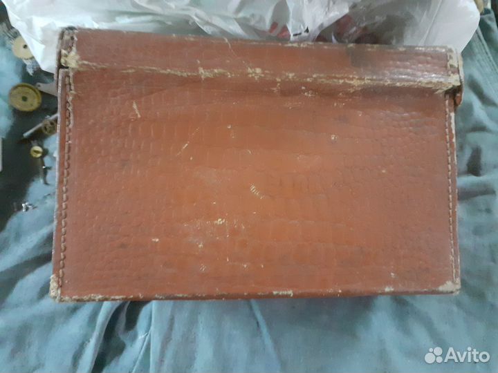 Кофр СССР от бинокля или камеры бархат