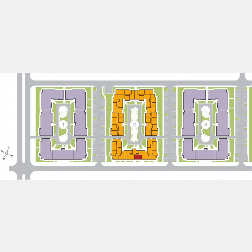2-к. квартира, 55,5 м², 2/4 эт.