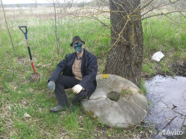 Жернов каменный. Старинный. Редкий