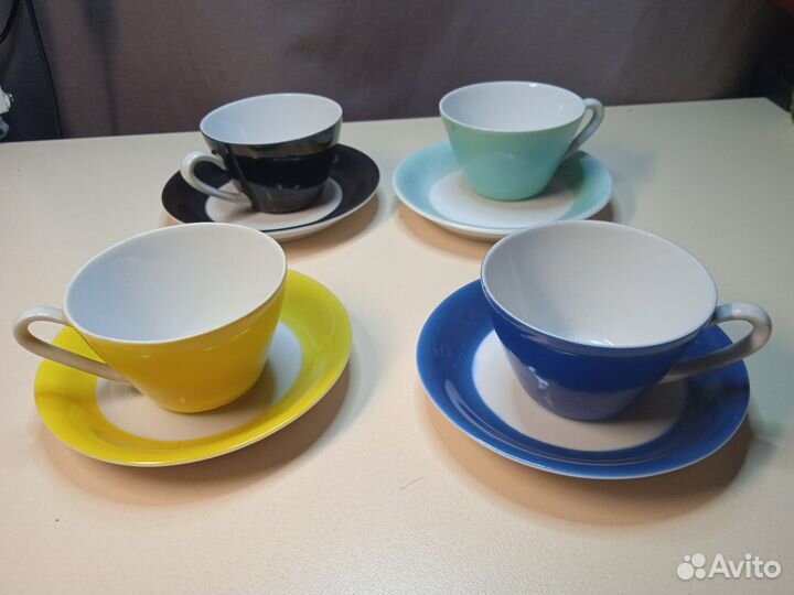 Кофейные пары сервиза kahla ГДР винтаж СССР