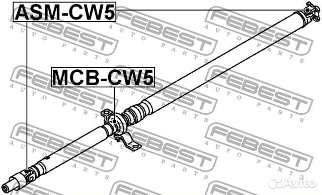 Крестовина карданного вала 22x57 mitsubishi outlan