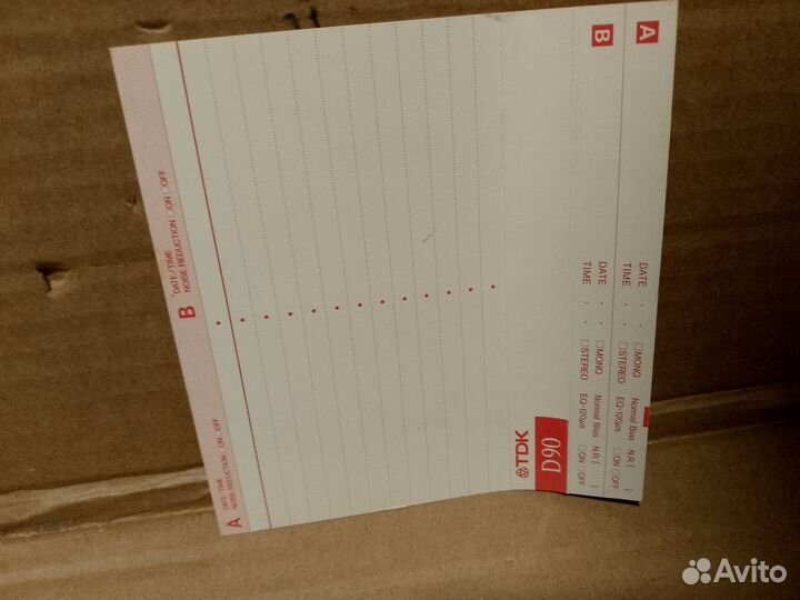 Аудиокассета TDK d90