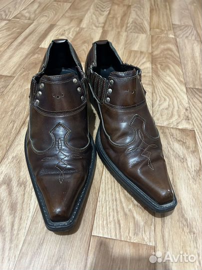 Казаки натуральная кожа 42 размер