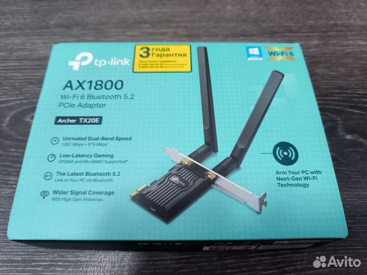 WiFi Bluetooth TP-link AX1800 Archer TX20E PCI-E
