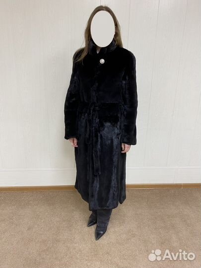 Шуба из стриженной норки в отличном состоянии