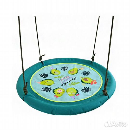 Качели гнездо 80 см детские Весёлый Авокадо 100 кг