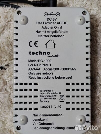 Неисправное зарядное technoline bc-1000