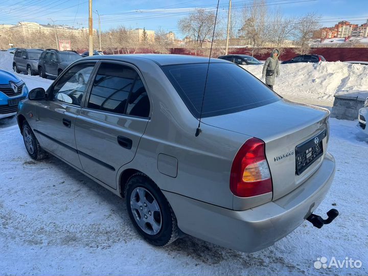 Hyundai Accent 1.5 МТ, 2005, 120 642 км